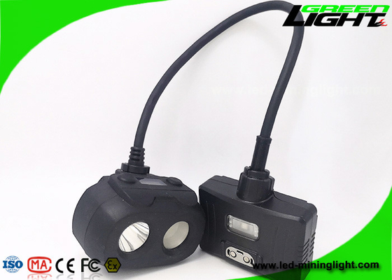 Bergmann-Kopfleuchte-Doppelstrahl USB 334lum OLED Schirm-LED, das 10.4Ah auflädt