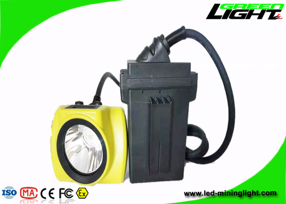 18 Stunden lange schnurgebundene Bergbau-Schutzhelmlichter 25000 Lux IP68 Wasserdicht 530 Lumen 13,6 Ah wiederaufladbare beste Bergbau-Stirnlampe