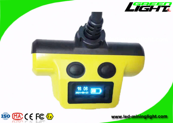 18 Stunden lange schnurgebundene Bergbau-Schutzhelmlichter 25000 Lux IP68 Wasserdicht 530 Lumen 13,6 Ah wiederaufladbare beste Bergbau-Stirnlampe