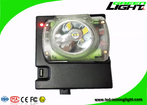 wasserdichte wieder aufladbare LED Bergbauanzeige 6800mA scheinwerfer-232lum 13000 Lux Smart OLED