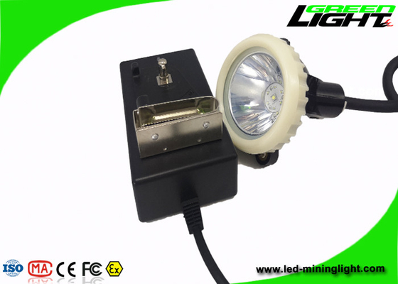 Kappe des Bergbau-6600mA beleuchtet 4000/10000 wasserdichte geführte geschnürte Bergmann-Kopfleuchte Lux Anti Explosion Rechargeables IP67