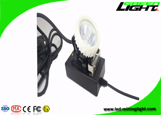 Kappe des Bergbau-6600mA beleuchtet 4000/10000 wasserdichte geführte geschnürte Bergmann-Kopfleuchte Lux Anti Explosion Rechargeables IP67