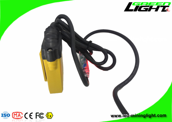 10.4Ah schnürte Bergbaukappen-Licht ABS-PC 25000Lux 348lum mit geführtem Blinklicht PAS