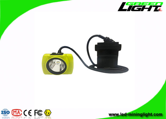 wasserdichte wieder aufladbare Bergbaukopfleuchten 4.07W 25000lux 530lum schnürten mit OLED-Schirm