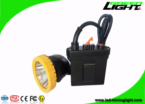 Bergbau-Schutzhelm 1000mA 3.7W beleuchtet die geschnürte ABS 50000Lux