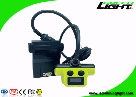 OLED 13,6 Ah wiederaufladbare LED-Bergbaulampe 25000 Lux Coal Miner Cap Light 18 Stunden lange Arbeitszeit