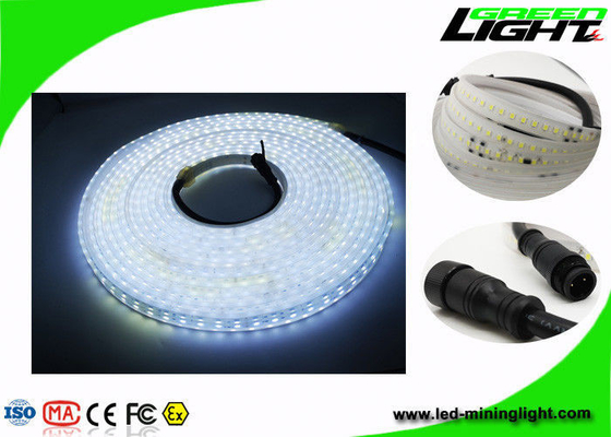 1100LM IP68 imprägniern geführte Streifen-Lichter 15W 110V Antialkali-SMD5050 Silikon-Material