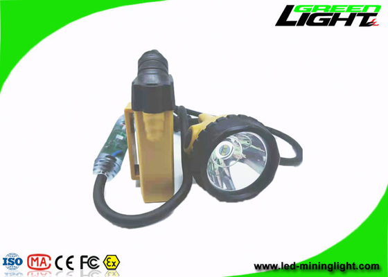 beleuchtet blinkende geführte Bergbaukappe 10.4Ah Aluminiumschale ABS-PC 25000Lux