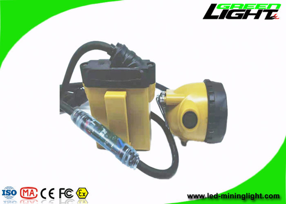 beleuchtet blinkende geführte Bergbaukappe 10.4Ah Aluminiumschale ABS-PC 25000Lux