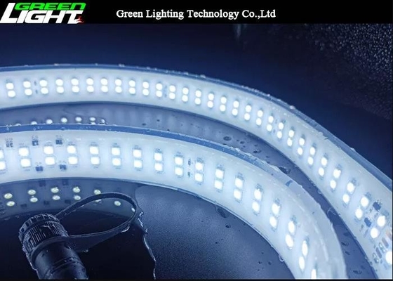 3100 Lumen IP68 wasserdichtes Silikon-LED-Streifenlicht 35W/M Epistar 6200K für unterirdischen Tunnel
