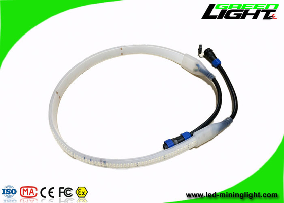 3100 Lumen IP68 wasserdichtes Silikon-LED-Streifenlicht 35W/M Epistar 6200K für unterirdischen Tunnel