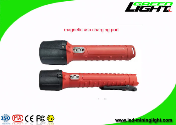 1300 Lumen LED-Taschenlampe USB wiederaufladbarer digitaler Bildschirm IP68 Anti-Explosiv-LED-Taschenlampe für den Außenbereich