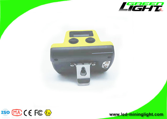 OLED-Bildschirm 18000 Lux LED Mining Cap Lights Explosionsgeschützter 6,8 Ah kabelloser wiederaufladbarer Bergmann-Scheinwerfer