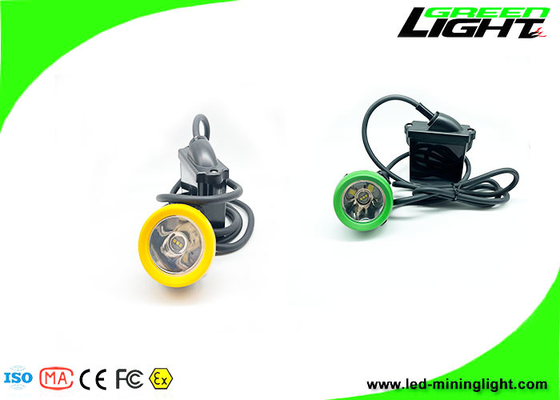 10000 Lux 18 Stunden 7800 mAh LED Miners Cap Lampe mit Kabel mit Warnfunktion für geringere Leistung