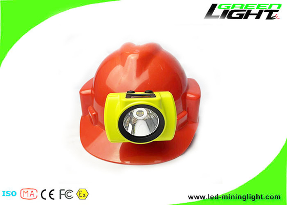 18000lux OLED-Bildschirm LED Mining Cap Lights Underground 6.8Ah Panasonic Miner Headlamp Wiederaufladbar für Tracking-System