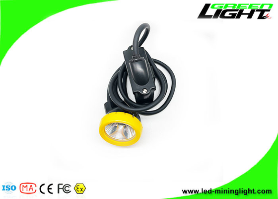 Anti-Sprengstoff 12000 Lux Led Miner Cap Lampe Silikon-Knopf Corded Cap Lampe Farblogo Angepasst 18 Stunden Arbeitszeit