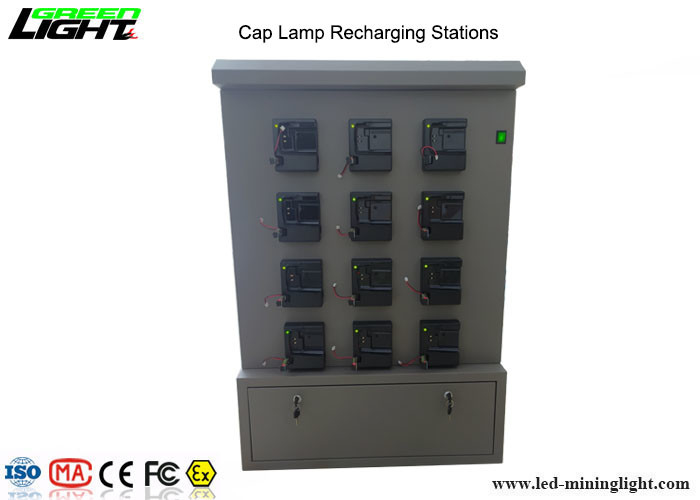 Kabellose Mining Cap Lamp Ladestation 12V Ausgang für GLC6 Cap Lamp