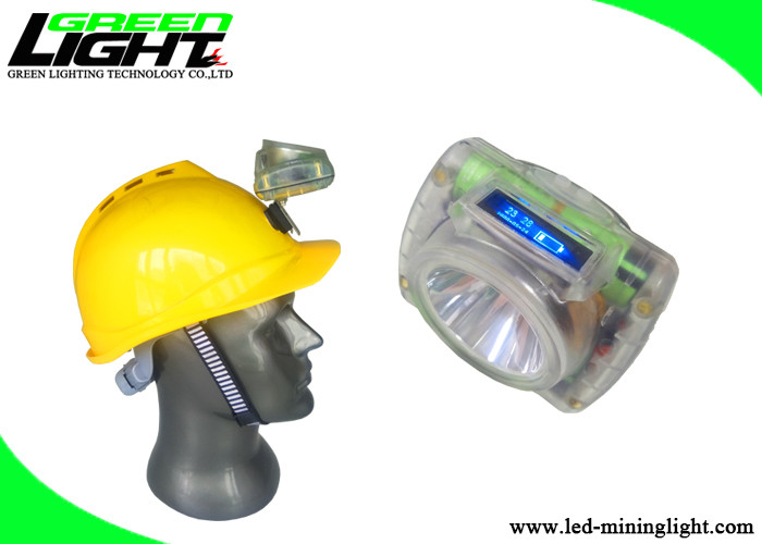 Schnurlose LED-Bergbau-Scheinwerfer-Digital-OLED-Anzeige 5V 2A-Kohlebergbau-Kappe-Lampe