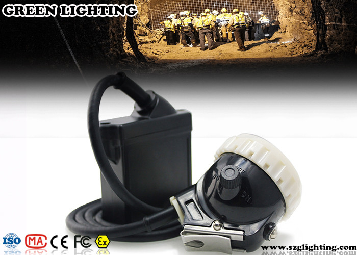 Klassischer explosionssicherer PC Schutzhelm-Scheinwerfer, Art-Bergmann-Lampe der Schnur-6600mAH