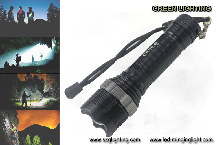 GL-F002 XML-T6 wieder aufladbare geführte Fackel, 10W 1200 Lumen Cree Led Flashlight