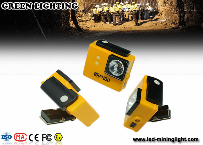 gelbe GLC-3A 6000Lux wieder aufladbare Sicherheits-Grubenlampe mit der Kapazität der Batterie 3.2Ah mit Fotorahmenmodell