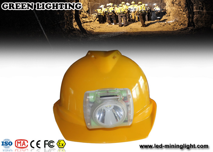 10000 Lux Rechargeable LED Bergbaulicht, tragbarer OLED-Schirm CREE Led Cap Lamp