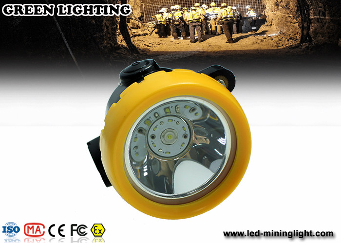 drahtloser eigensicherer Bergbauscheinwerfer 170g gelber GL-T2 mit Li-Ion2.2ah batterie mit pp. meterial