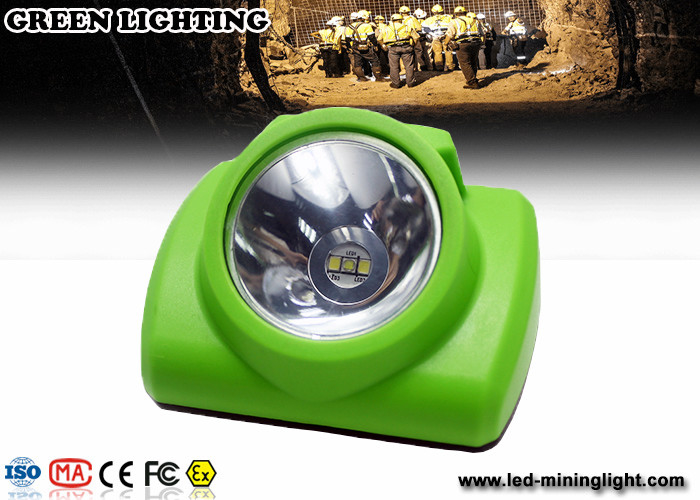 PC wieder aufladbare drahtlose Bergbaubergmann-Headlamp 13000lux licht-LED hohe Plastikhelligkeit