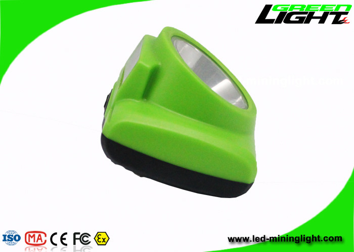 Bergbau-Licht der grüne Farbeled, LED-Bergmann-Lampe mit USB-Ladegerät 13000lux