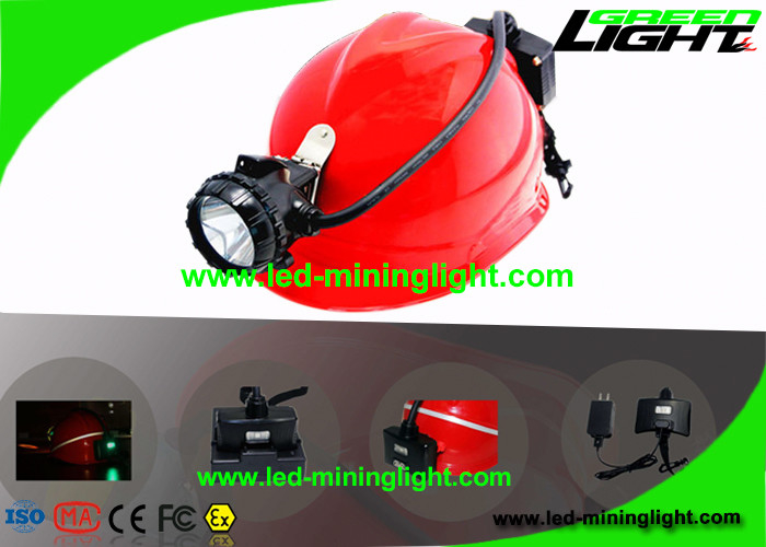 Batterie-Bergbau-Kappe 6.8Ah Panasonic beleuchtet 15000 Lux Coal Underground Hard Hat die Batterie
