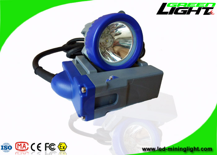Wieder aufladbare Kopfleuchte 4000lux GLT-7A der Bleibergmann-6.6Ah schnürte PC IP68 Material