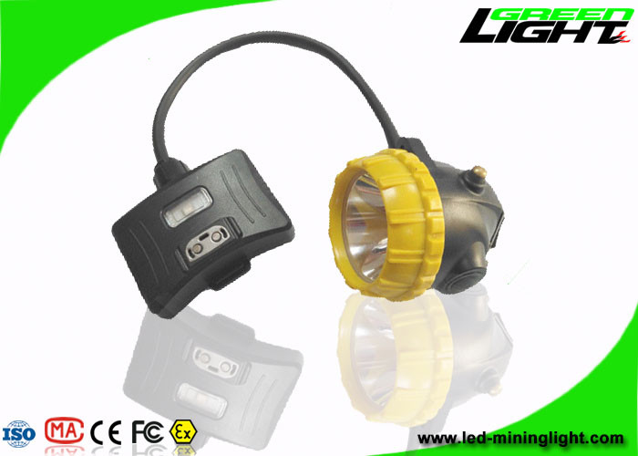 Bergbau-Kappen-Lichter der Batterie-6.8Ah schnürten halb 15000lux mit beleuchtendem AluminiumCup