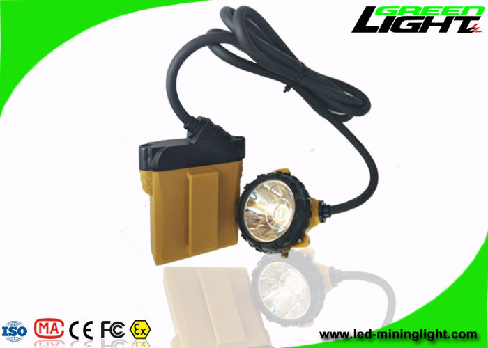 Kundengebundene Farbbergbau-Kappe beleuchtet wasserdichte Wohnung PC Batterie IP68 25000lux 10.4Ah