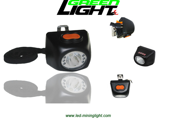 Kleine Helligkeit der LED-Bergmann-Kopfleuchte-8000LUX 221lum mit Digital-Schirm