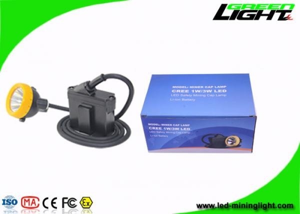 Batterie Cree Source Cordless Cap Lamp-Bergbau-10000lux 6.6Ah mit Silikon-Knopf