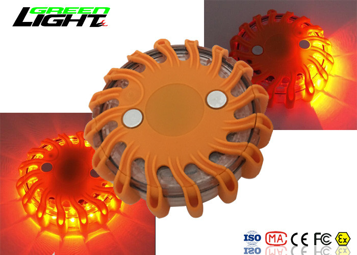 Wasserdichtes IP68 führte blinkendes Warnlichter PC/TPR materielles DC 5V für LKWs