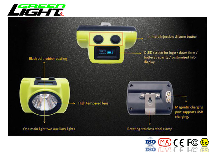 Scheinwerfer Cree Rechargeables LED drahtloses USB-Ladegerät für Schutzhelm-Leerfahrt