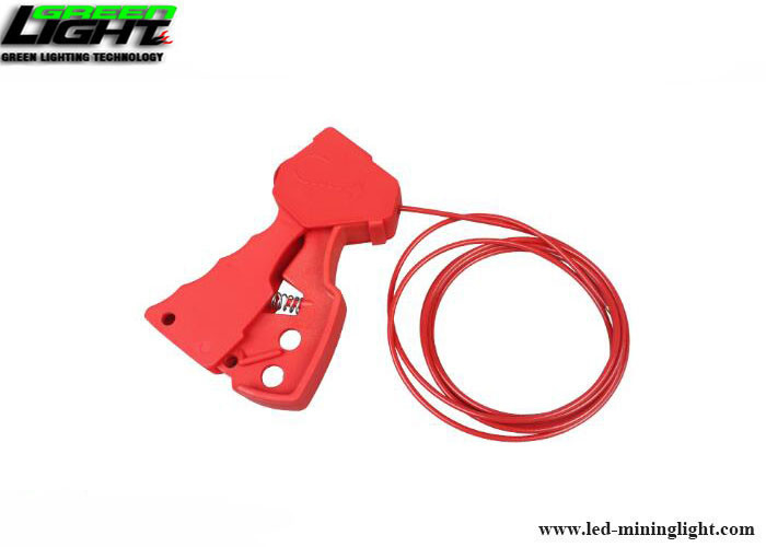 Justierbare PVC-Beschichtung 1/8" 2.4m Griff-Art Kabel-Aussperrung