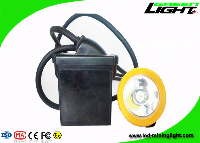 7.8Ah wiederaufladbare Mining Cap Lampen Silicon Button 10000lux 216lum Underground Miner Cap Lampe