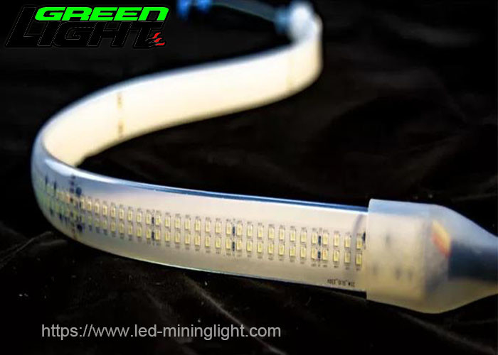 3100 Lumen IP68 wasserdichtes Silikon-LED-Streifenlicht 35W/M Epistar 6200K für unterirdischen Tunnel