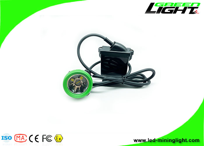 Anti-Sprengstoff 12000 Lux Led Miner Cap Lampe Silikon-Knopf Corded Cap Lampe Farblogo Angepasst 18 Stunden Arbeitszeit