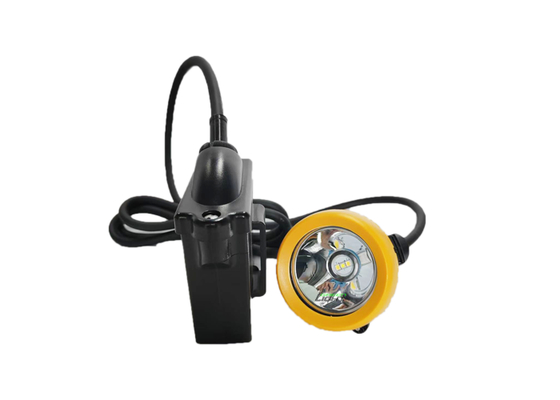 7.8Ah explosionsgeschützte LED-Bergmannslampe IP68 10000 Lux Sicherheits-Kopfkappe für Bergleute